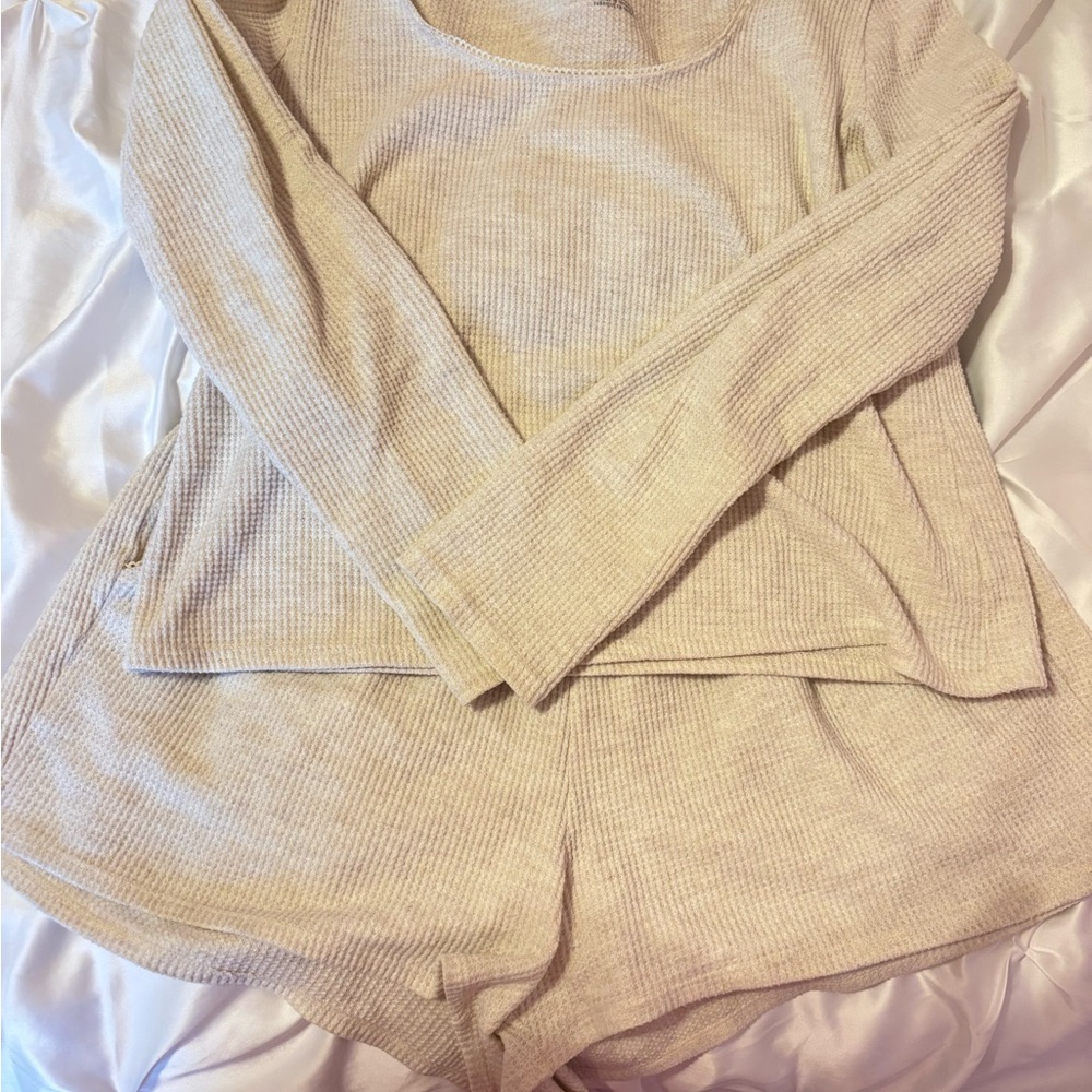 Aerie Waffle PJ Set